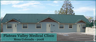 Plateau Valley Medical Clinic in Mesa Colorado in 2008